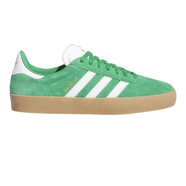 Adidas Mens Gazelle Suede Skateboarding Trainers - Green - 