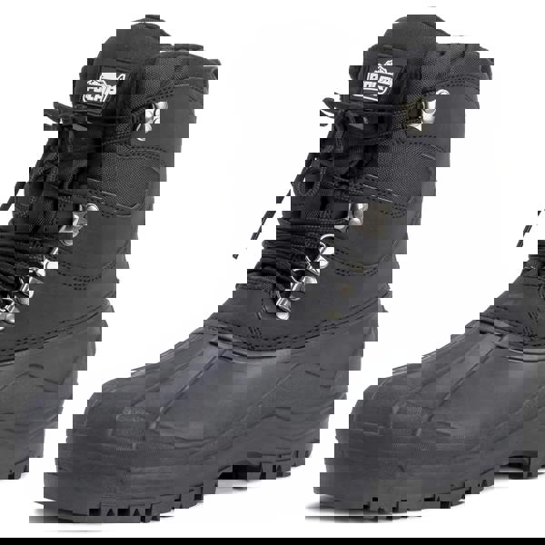 VIVA Polar Mens Snow Boots - Rubber Sole, Lace-Up Closure, Fleece Lined