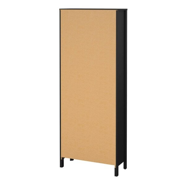 Wyld Haus Gossmere Matt Black China Cabinet 2 Doors 3 Drawers
