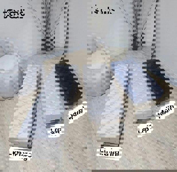 PREMIUM stitched lid pattern FOOTSTOOL BENCH COFFEE TABLE - ISTOOLS