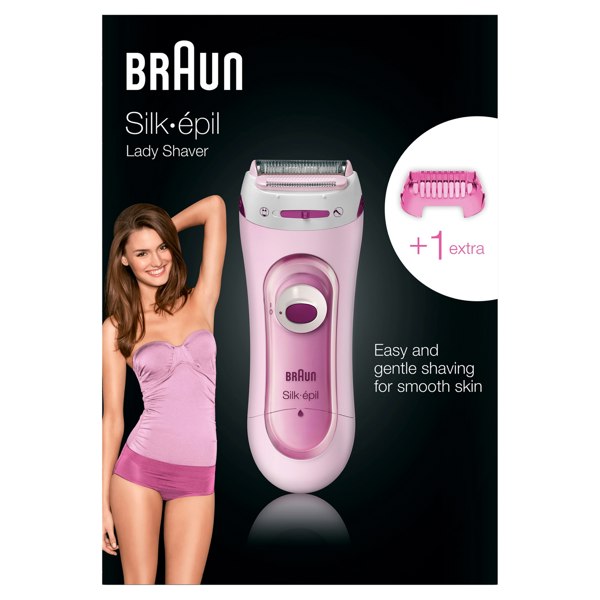 Braun Silk-epil Lady Shaver 5-100 Pink - Electric Shaver and Trimmer System