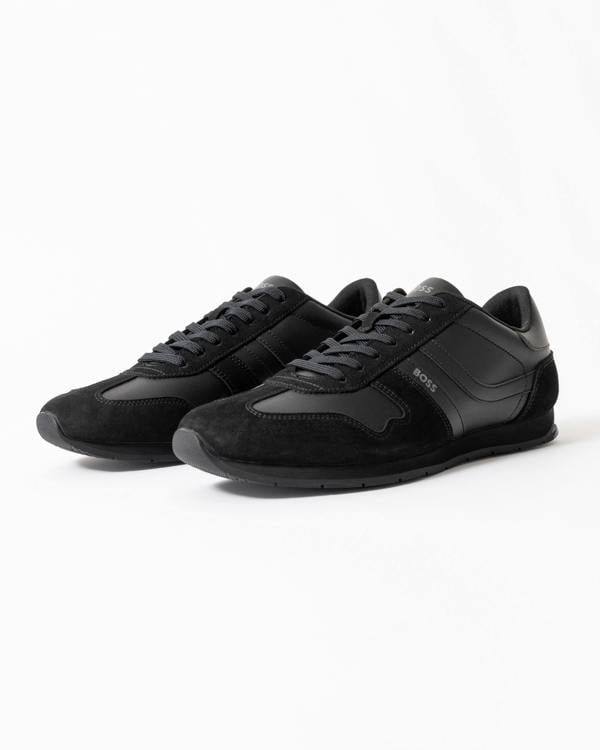 BOSS Orange Levon Runn pumi Mens Trainers in Black 005