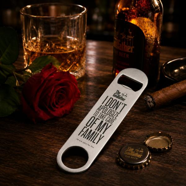 Widdop & Co Fandomania The Godfather Stainless Steel Bottle Opener Silver