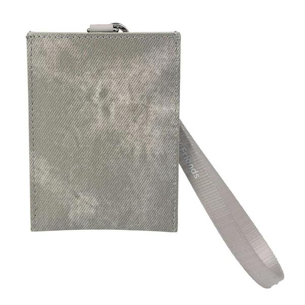 Nimmy Friends Nimmy Big Eye Cute Pet Silver Shaded Cat Face Card Sleeve Holder Grey - N-XDY-KT-023
