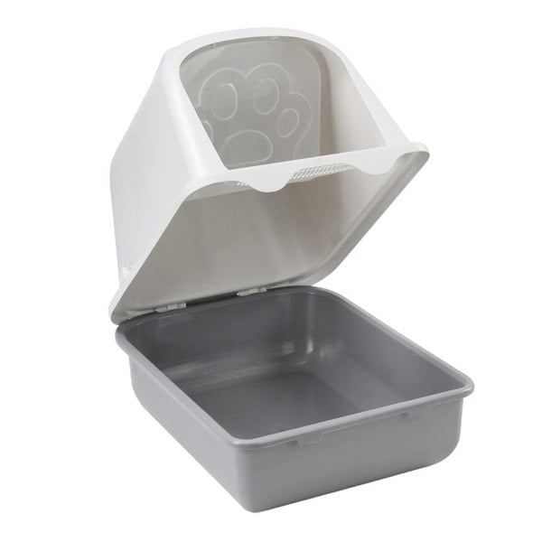 Large Enclosed Cat Litter Box: Odor Control and Spill Prevention Living and Home