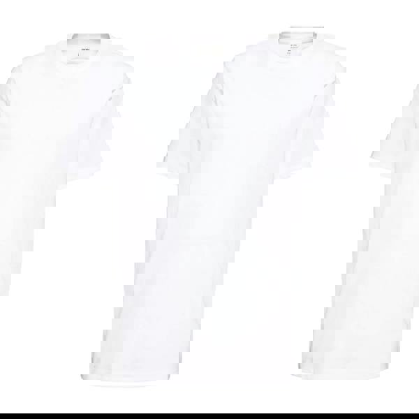 AMI Paris Ami De Coeur Embroidered Logo White T-Shirt   in  White