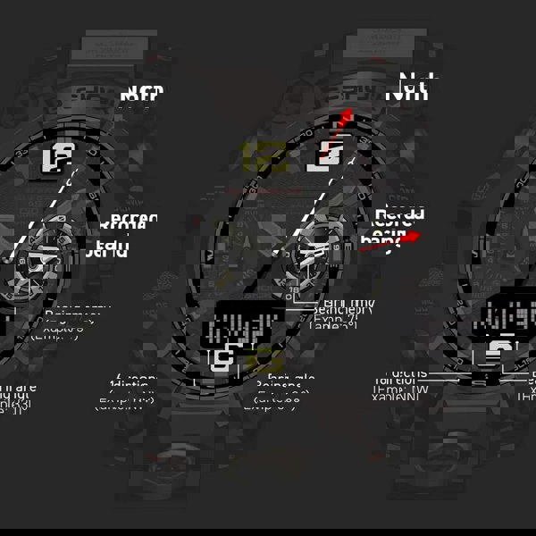 Casio G-Shock New Mudmaster Green Rubber Smart Watch GWG-B1000-3AER