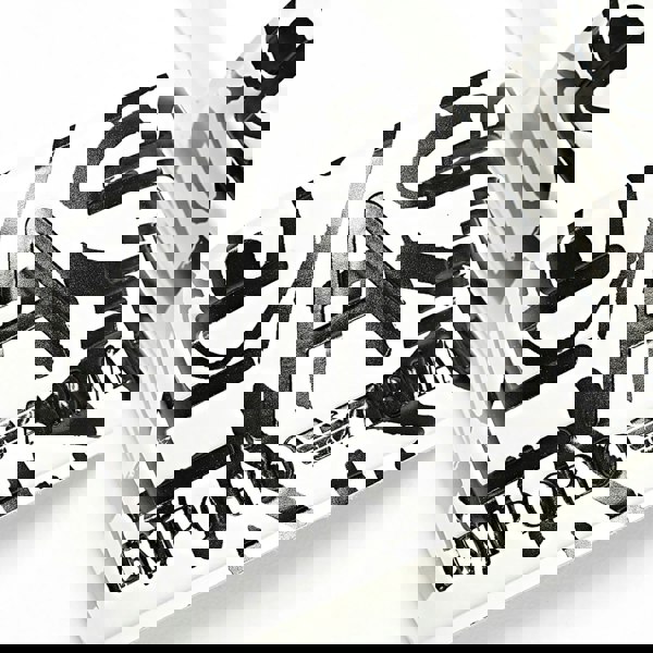 Emporio Armani EA7 EA7 Emporio Armani Visibility Logo Slides White/White Writing Print