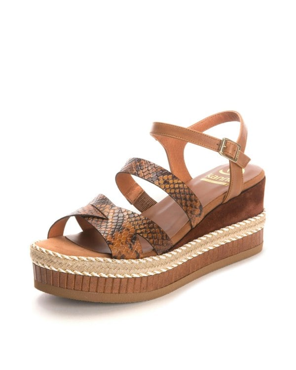 Kanna Grisel Womens Sandals - Brown