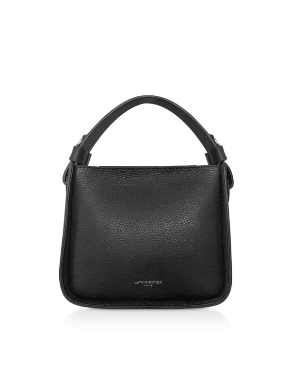 Le Parmentier Duplo Small Top Handle Bag - Black