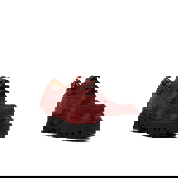 Embassy London Wexley - Burgundy - Men's Suede Derby Shoe