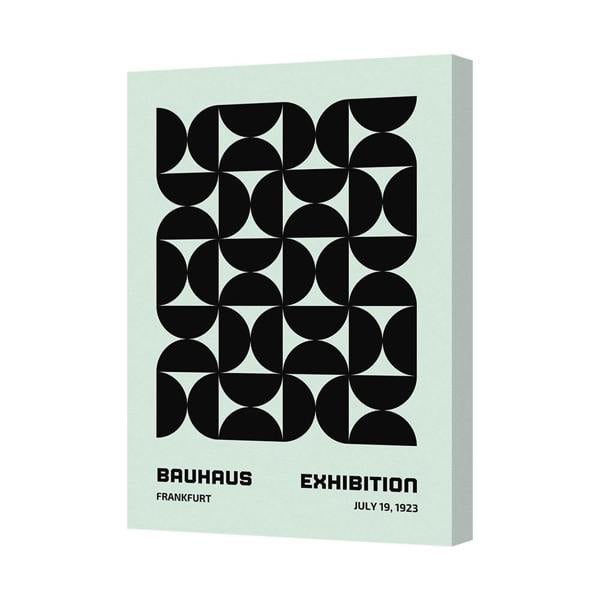 Benjamin Tate Design Bauhaus Exhibition Poster Canvas Print Frankfurt 1923