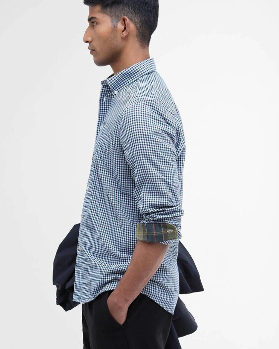 Barbour Padshaw Tailored Check Long-Sleeved Shirt - Green
