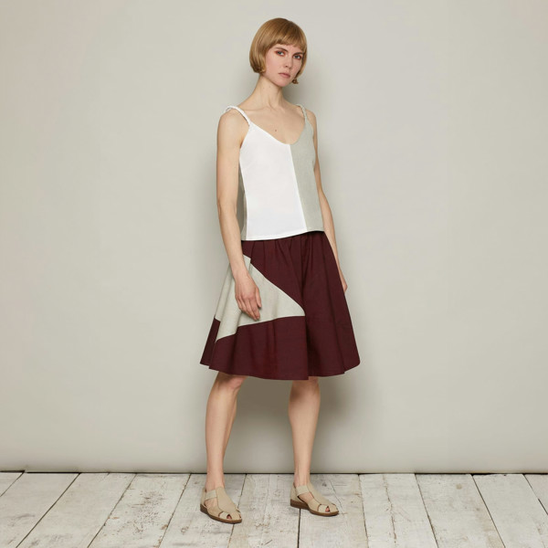 Bo Carter Koko Skirt - Burgundy