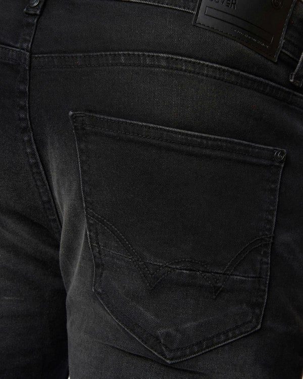 Duck and Cover Overburg Tapered Jeans Black