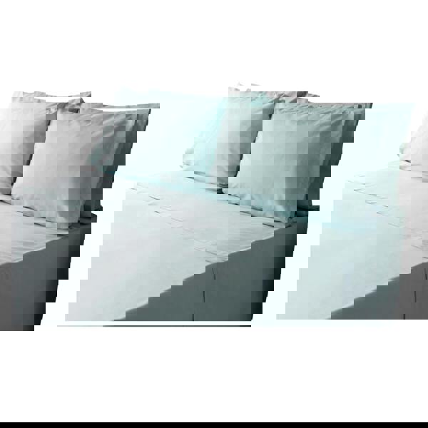 Belledorm Percale Extra Deep Fitted Sheet - Duck Egg - 