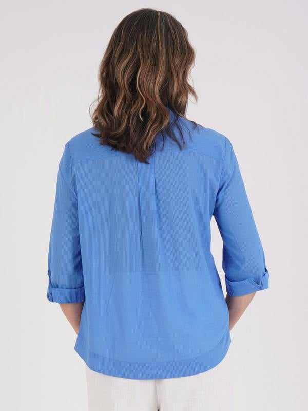 TIGI Embroidered Stitch Detail Blouse