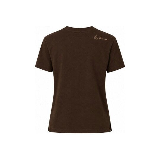 By Lanvin Shoulder Logo Dark Brown T-Shirt