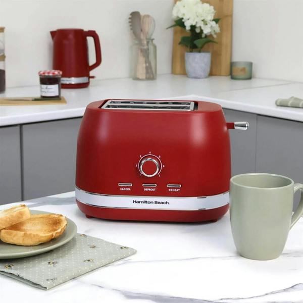 Hamilton Beach Ella Kettle & Toaster Set - Red - Hamilton Beach UK