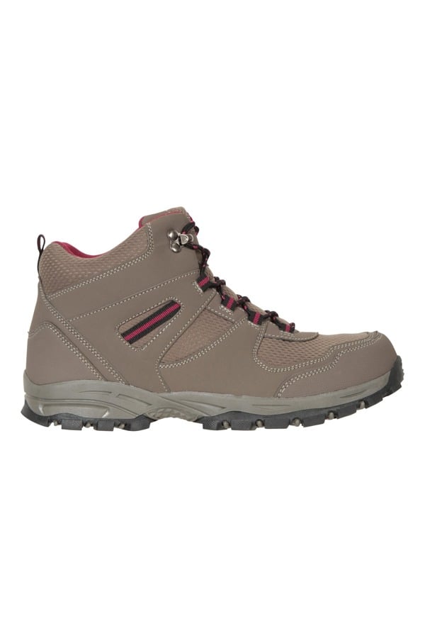 Mountain Warehouse Women's Mcleod Wide Fit Walking Boots - Light Brown