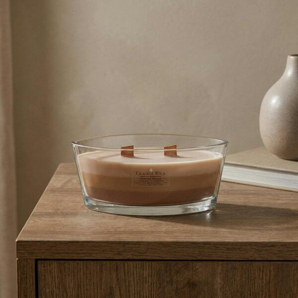 Garden Greatness Crackle Wick Crackling Wooden Wick Toasted Treats Candle
