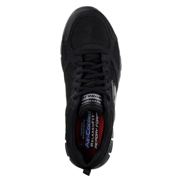 Skechers Workwear Telphin Sanphet Leather Men's Black Safety Trainers