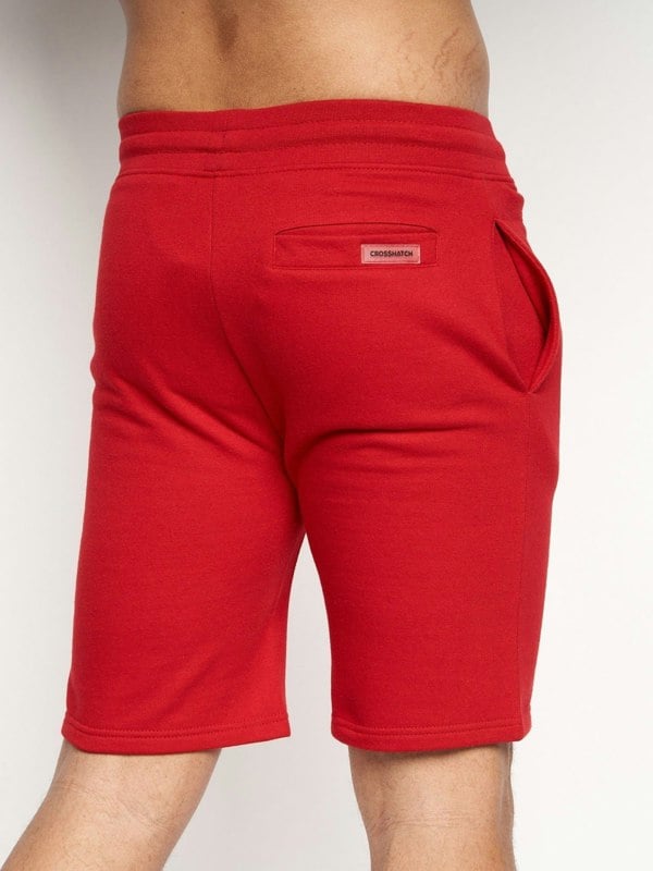 Crosshatch Bengston Jog Shorts Red