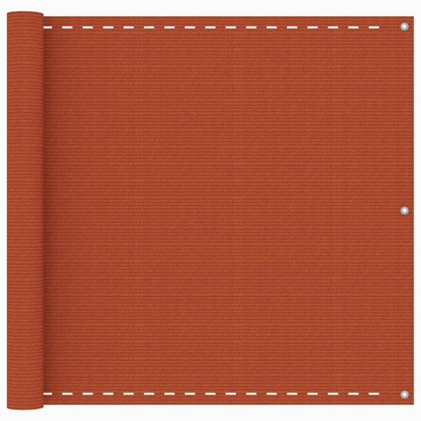 Berkfield Balcony Screen Orange 90x400 cm HDPE