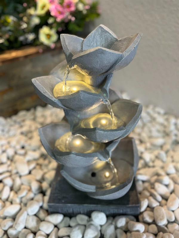 Tranquillity Water Features Lotus Leaf Contemporary Water Feature