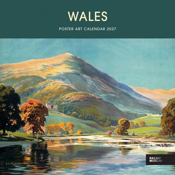 National Railway Museum, Wales Poster Art Calendar 2027, Wall Calendars, Month To View, Travel, Gift