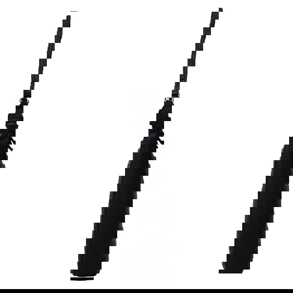 Assots London 'BIANCA' Black Pebble Grain Leather Slouchy Hobo Bag