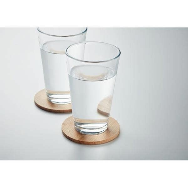MidOcean Bayin Bamboo Coasters (Pack of 6) - Wood - 