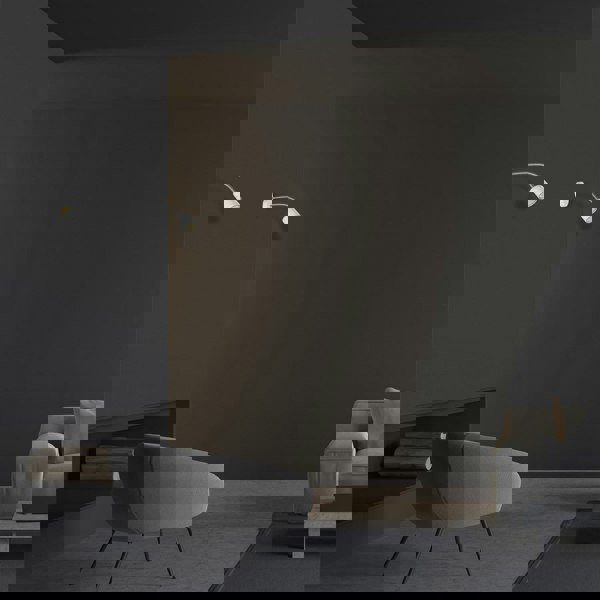 Milagro Maxi White Wall Lamp 1XGU10 High Quality Hand Made Scandi Style Wall Light Stylish Subtle And Fully Adjustable