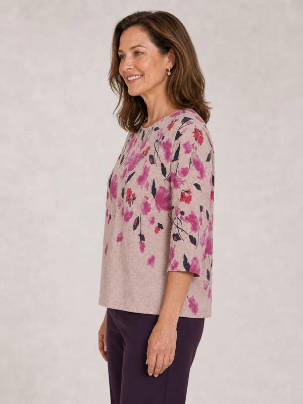 TIGI Border Tonal Floral Top