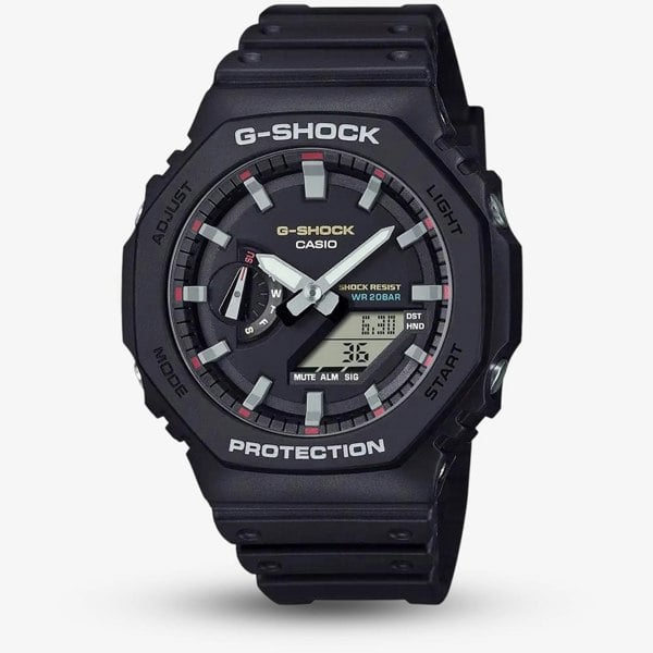 Casio G-Shock Mens Black Duo Display Watch GA-2100RL-1AER