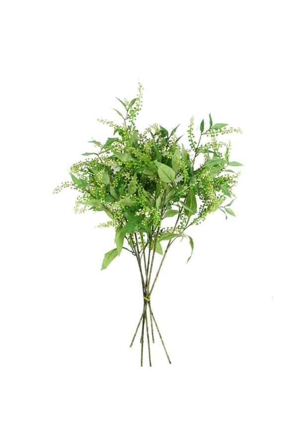 Dyzi Artificial Foliage Stem With Silk Leaves 85cm