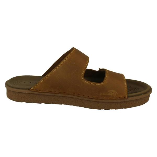 Clarks Mens Clarks Hook and Loop Straps Casual Summer Sandals Litton Strap