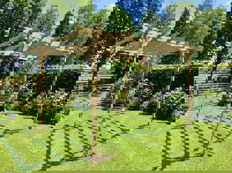 Arbor Garden Solutions Corbel Wooden Garden Pergola Kit