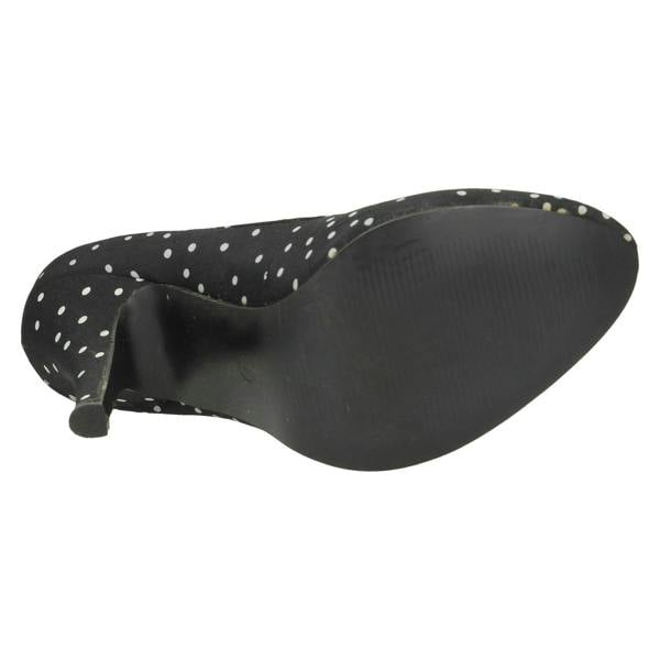 Anne Michelle Ladies Anne Michelle Polka Dot Court Shoes