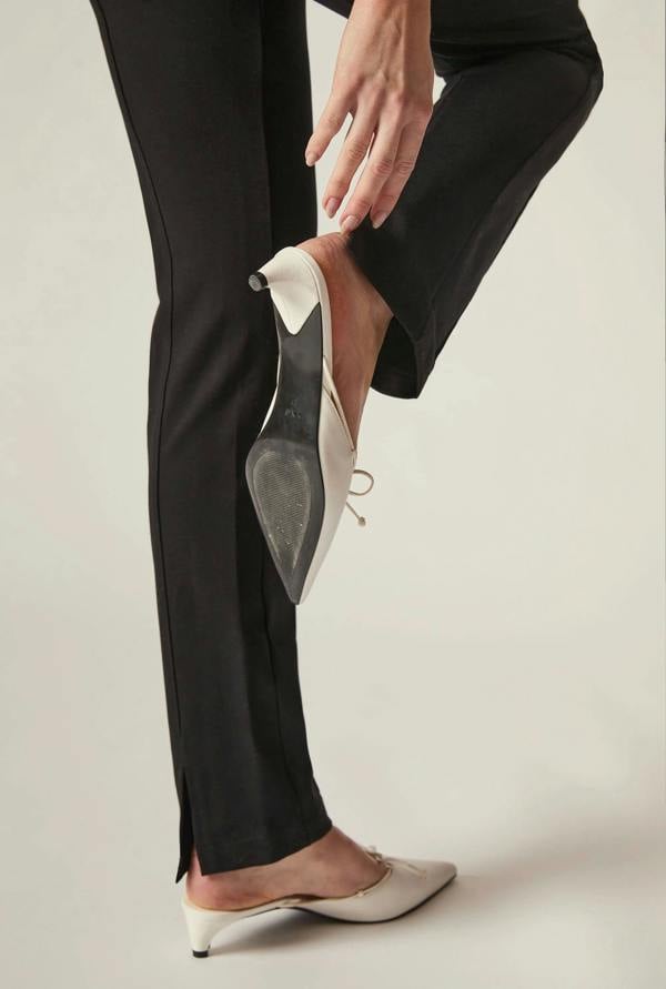 James Lakeland Cigarette Trousers Black