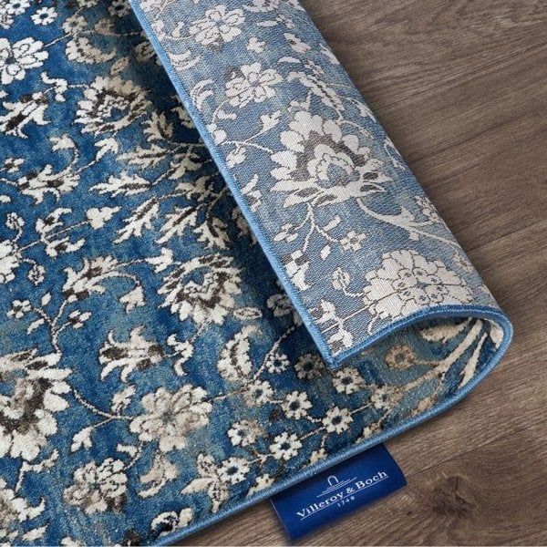 The Rugs Vintage Floral Design Short Pile Rug