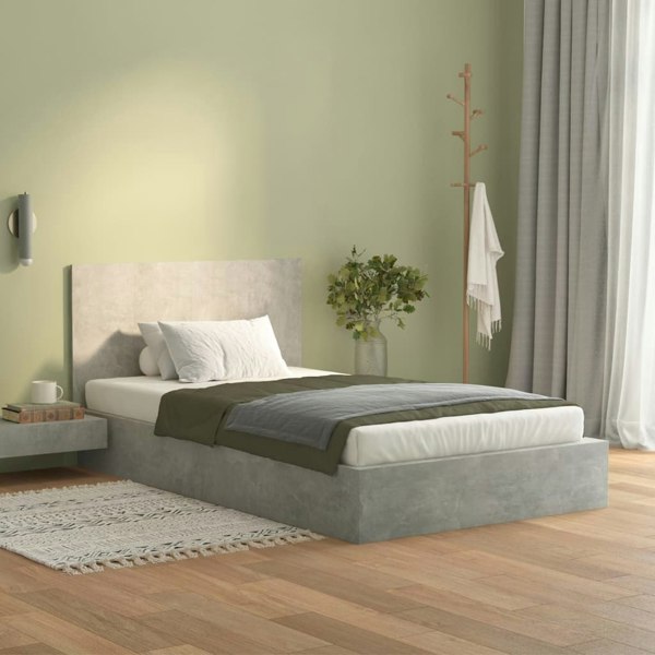 Berkfield Bed Headboard Concrete Grey 120x1.5x80 cm Engineered Wood