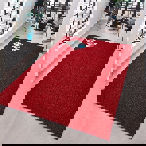 The Rugs Modern Plain Velour Rug - Quality & Comfort