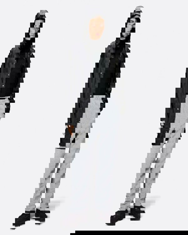 Rains Long Unisex Jacket - 01 Black