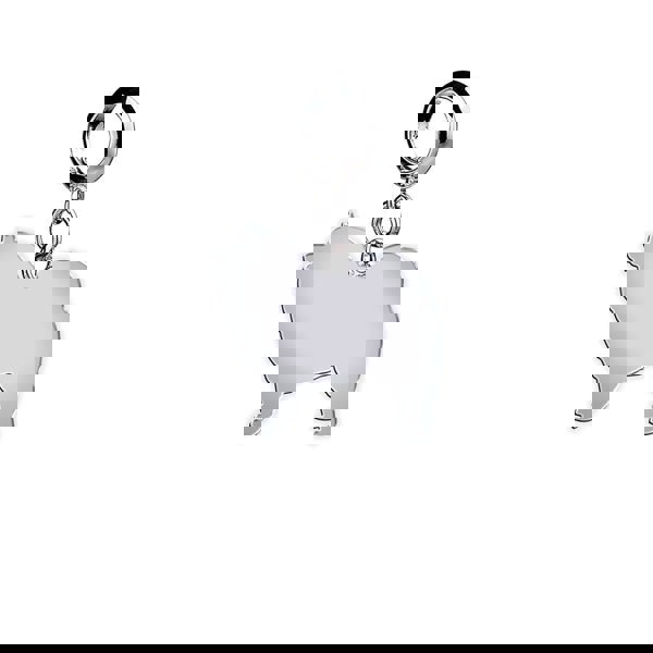 Keeshond Silhouette Silver Charm - MYLEE London