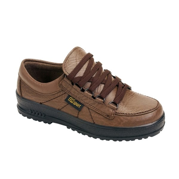 Grisport Mens Modena Leather Walking Shoes - Brown