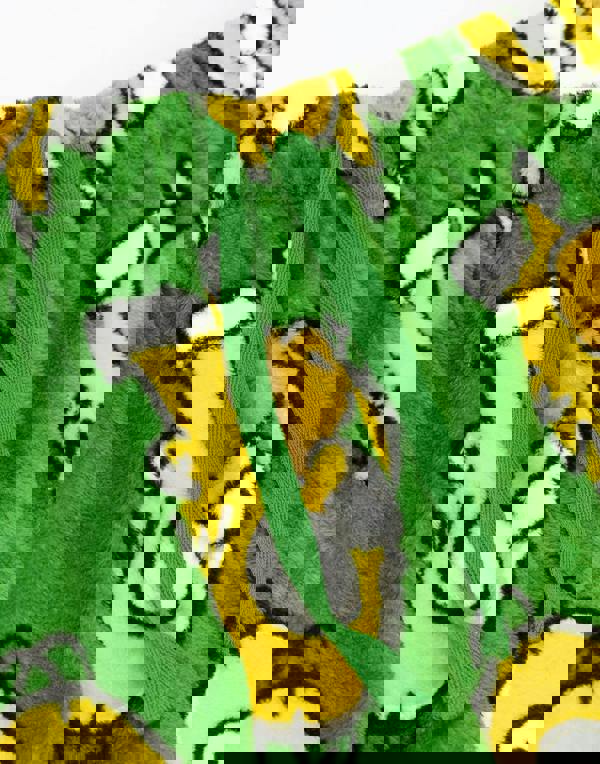 The Simpsons Mens Green Homer Long Sleeve Long Leg Pyjama Set