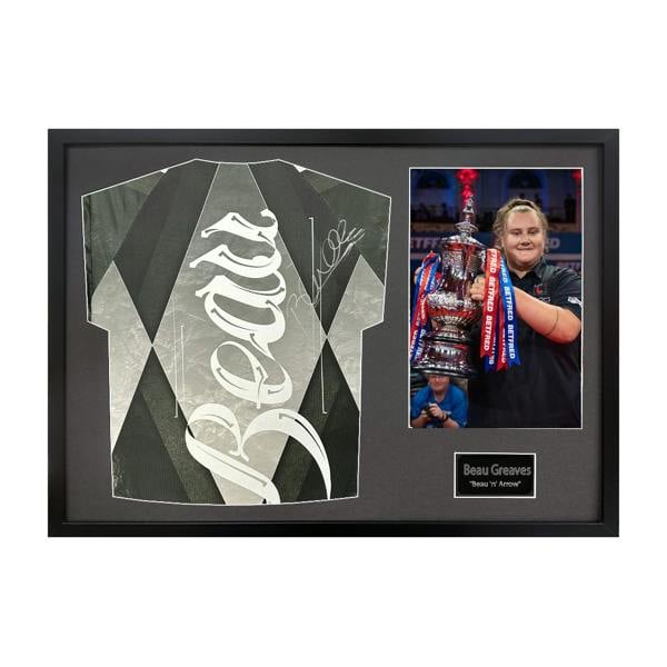 Beau Greaves Signed Match Issued Shirt Classic Frame