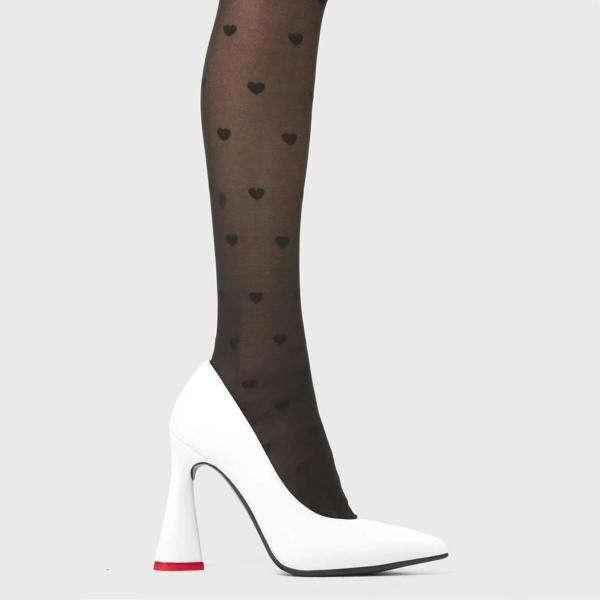 Lamoda Softly White PU Sleek Modern Ankle Boots Edgy Trendy Urban Streetwear