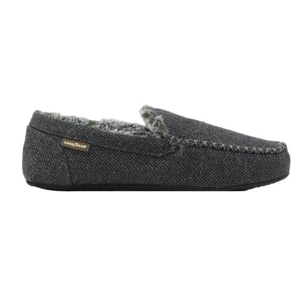Goodyear Mens Hendrix Slippers - Grey - 